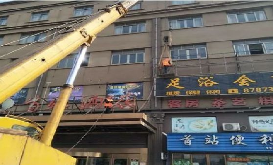 千阳安装较高的门店招牌有什么好的方法？